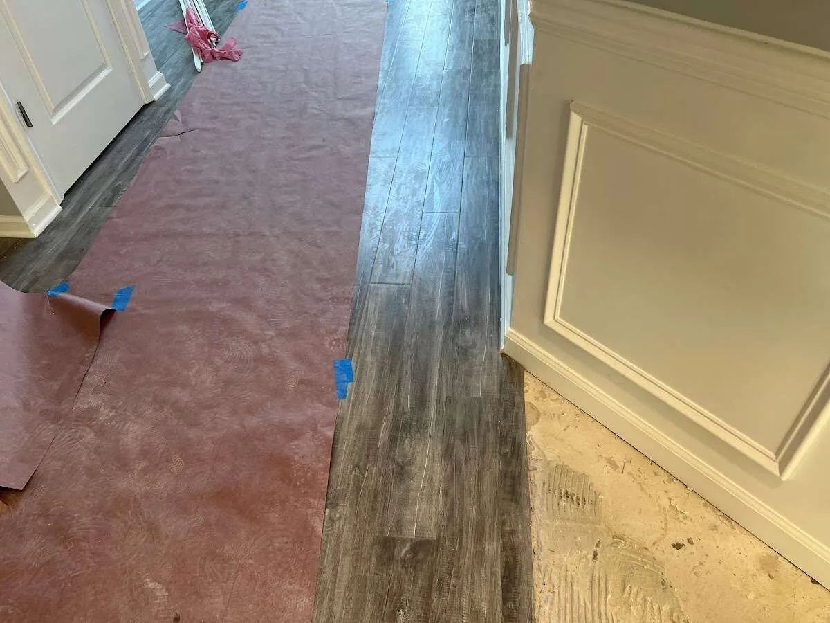 Completed marble shower restoration in Elkins